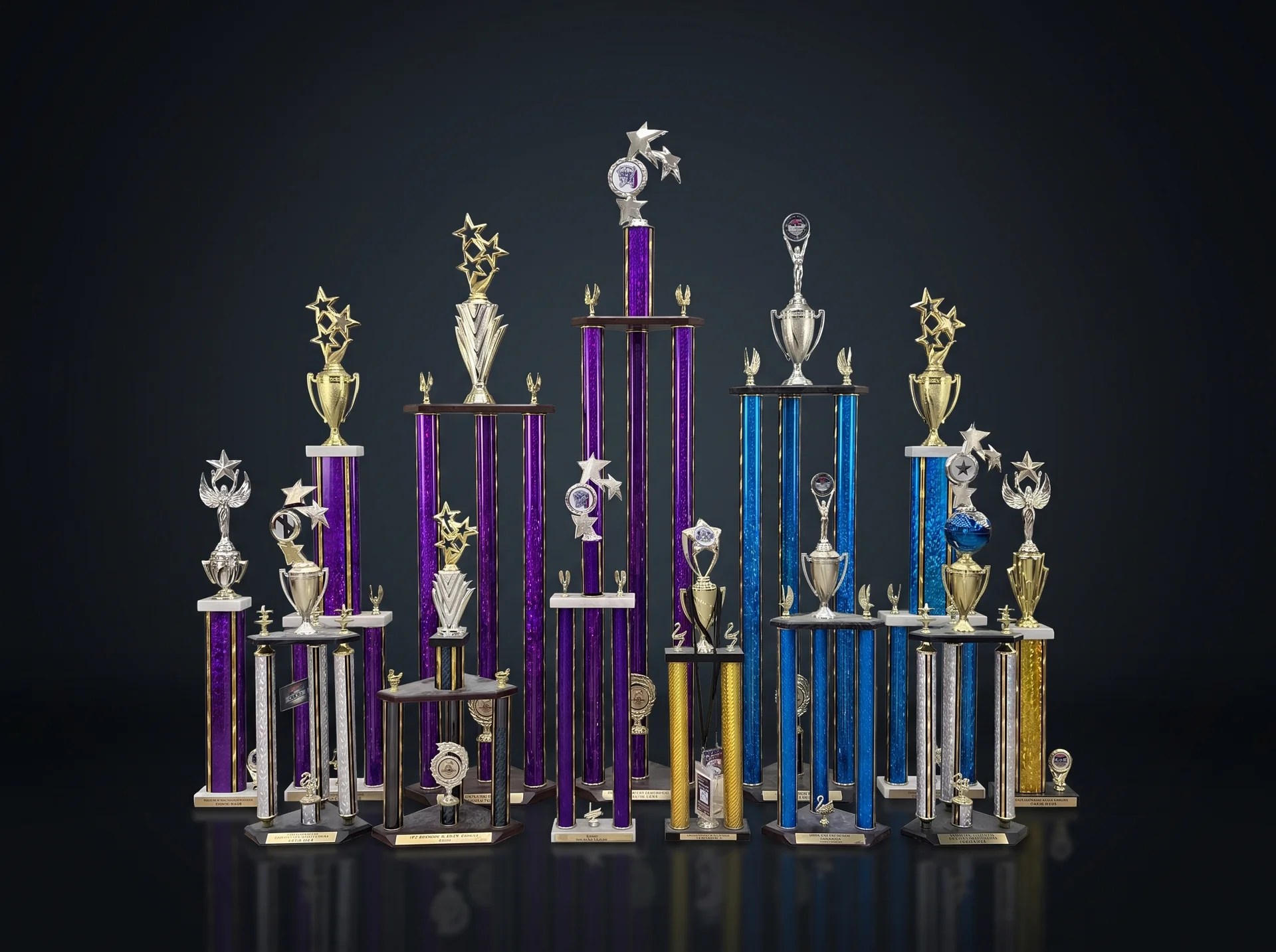 Bankz BarberHouse competition trophy collection