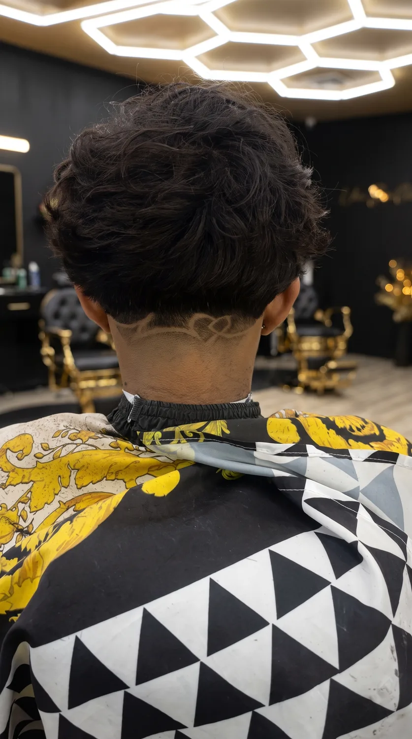 Haircut design detail
