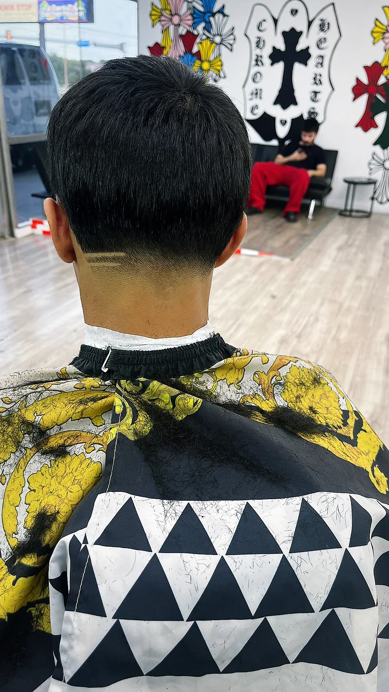 Haircut design detail